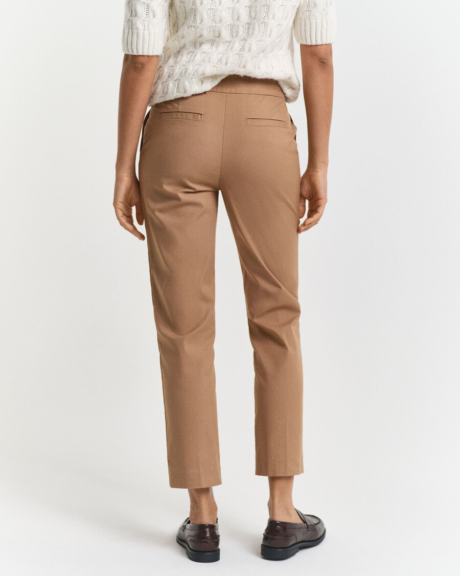 pantaloni slim a sigaretta - cachi caldo