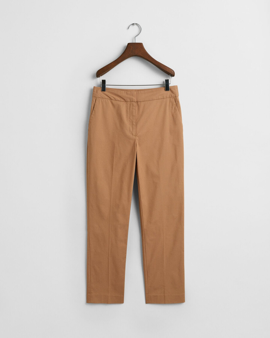 pantaloni slim a sigaretta - cachi caldo