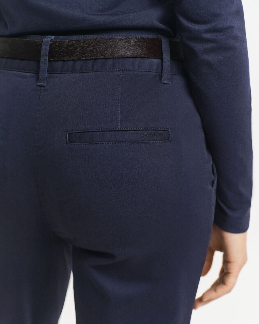 pantaloni chino slim fit - blu sera