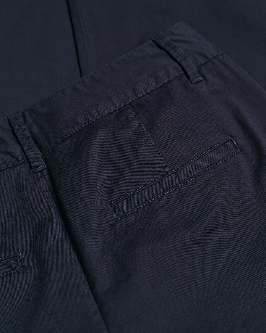 pantaloni chino slim fit - blu sera