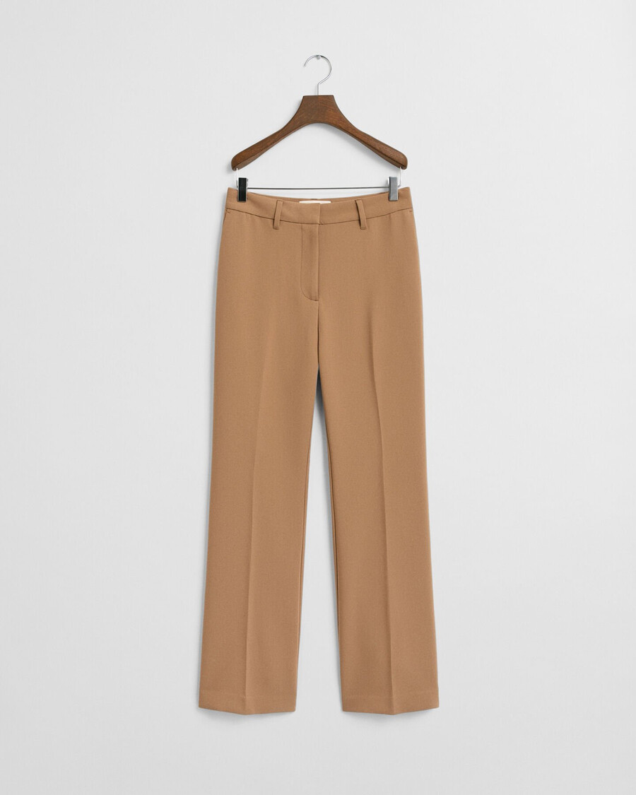 pantaloni svasati slim fit - cachi caldo