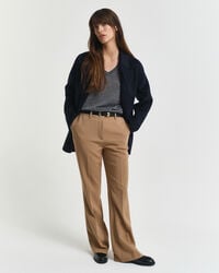 pantaloni svasati slim fit - cachi caldo