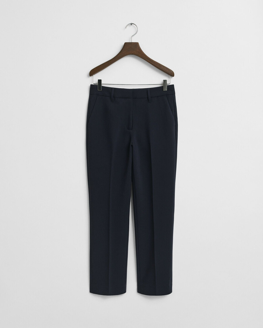pantaloni fluidi slim fit - blu sera