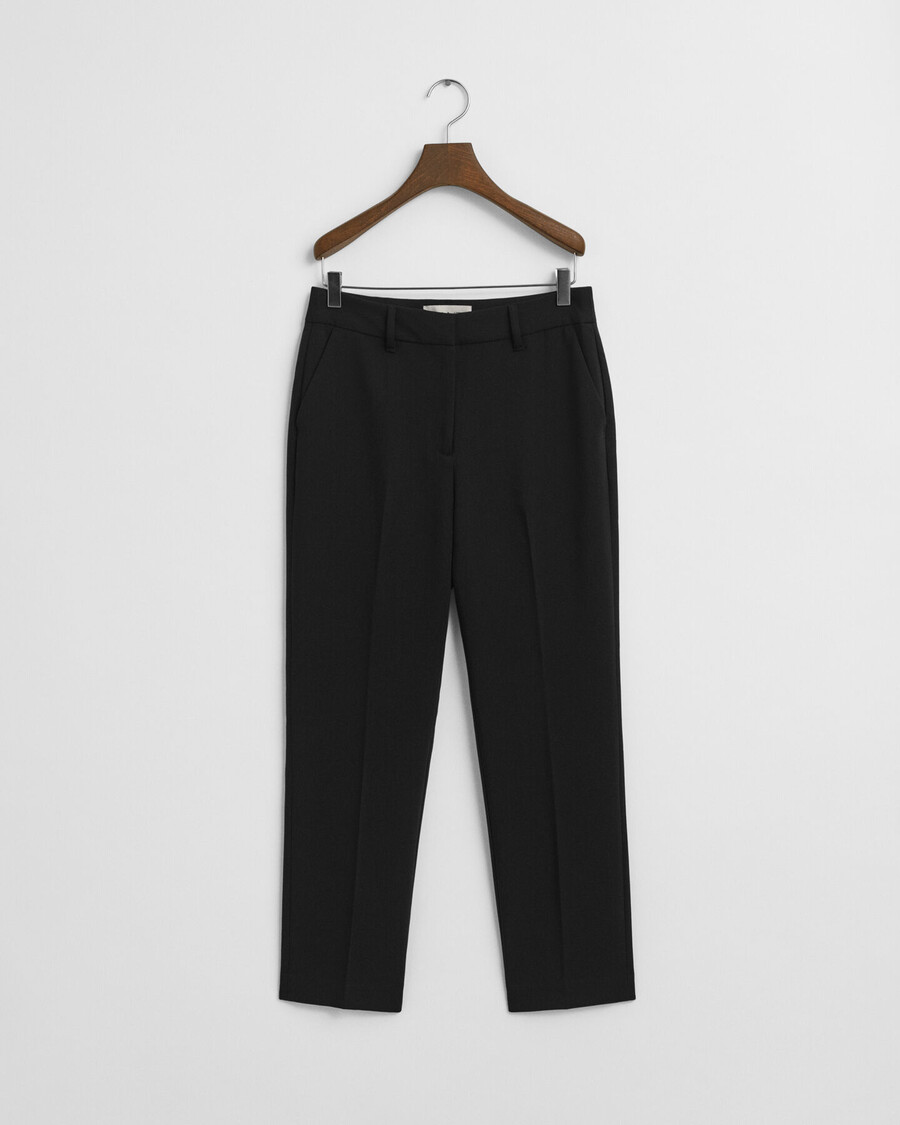 pantaloni fluidi slim fit - neri