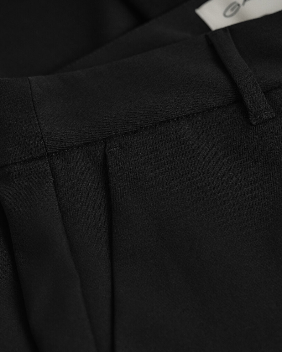 pantaloni fluidi slim fit - neri