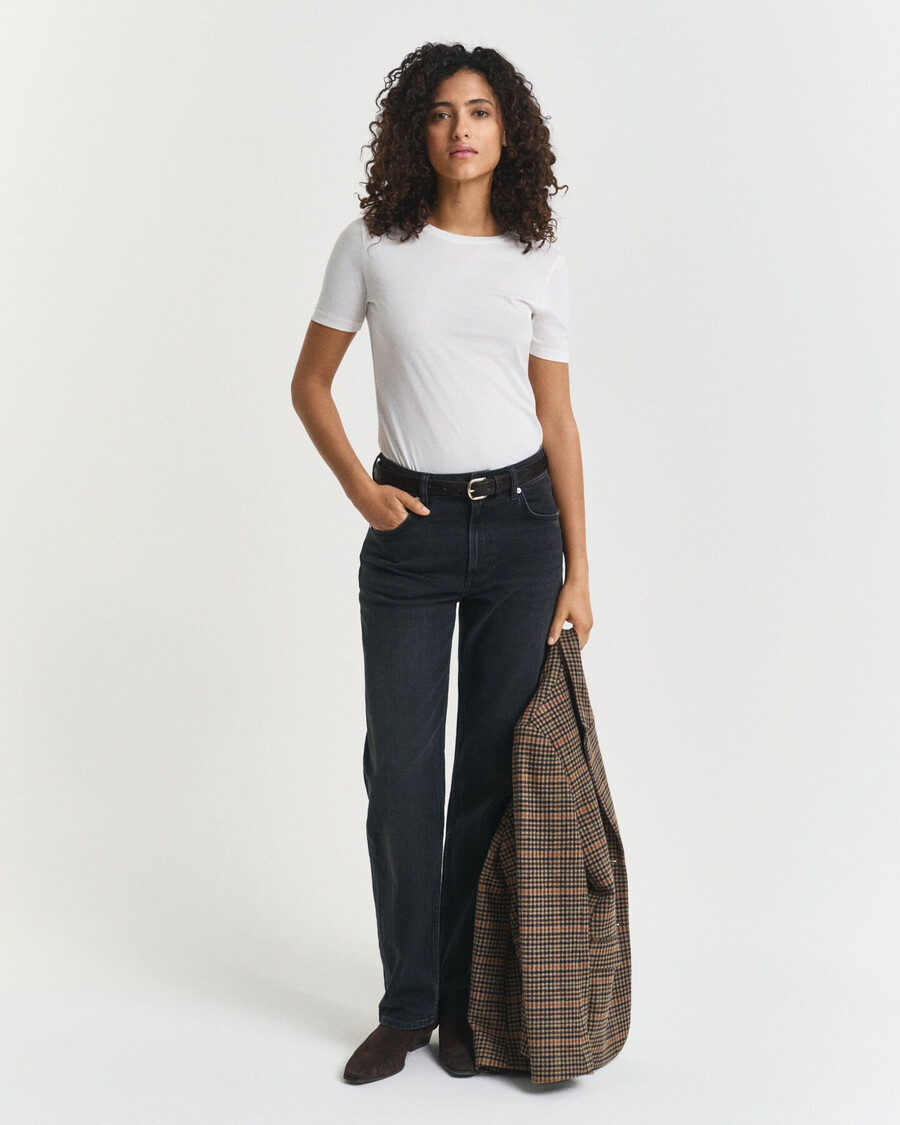 t-shirt in cotone leggero - bianca