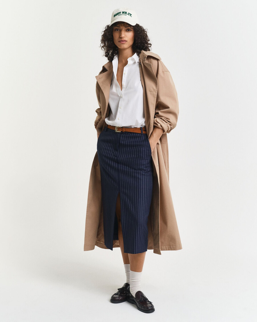 camicia classica in popeline vestibilità regolare - bianca