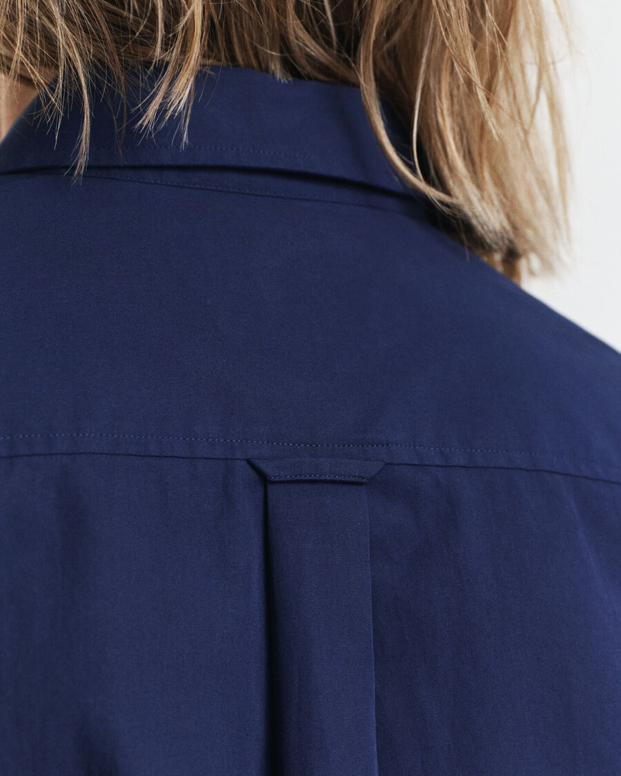 camicia in popeline classica vestibilità regolare - blu classico