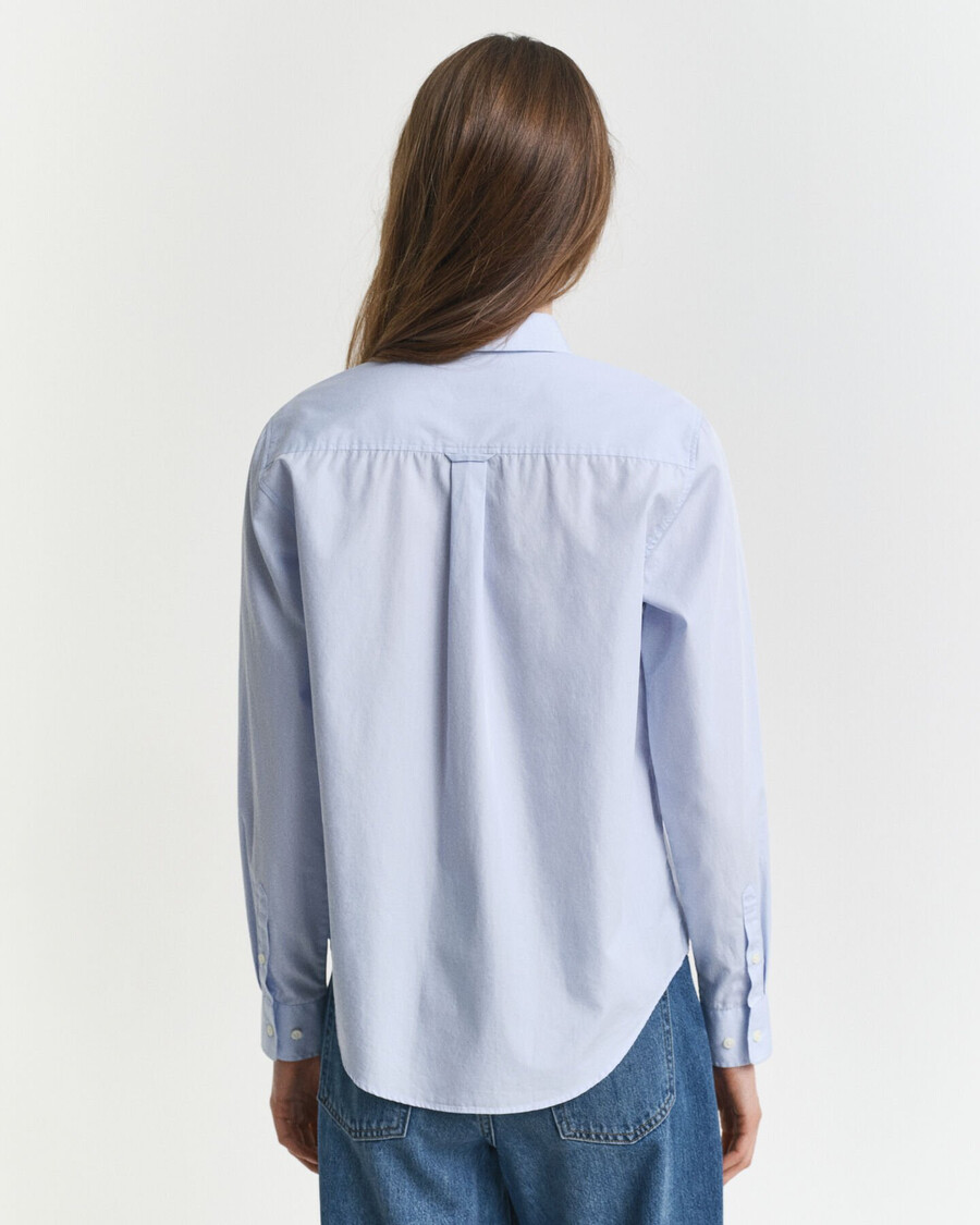 camicia classica in popeline vestibilità regolare - azzurro chiaro