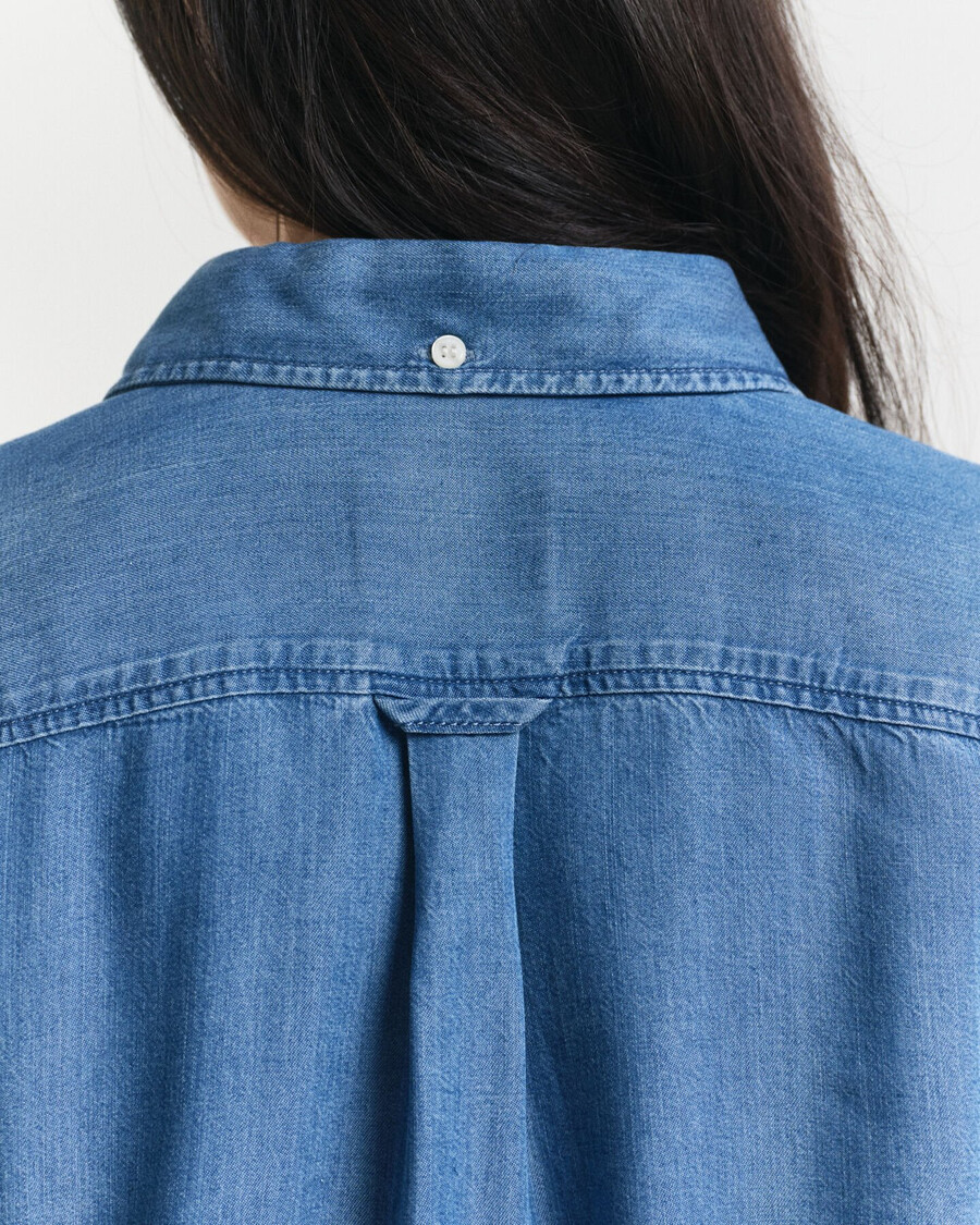 camicia relaxed fit indigo - indaco chiaro