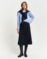 gonna in lana dagnello superfine - blu sera