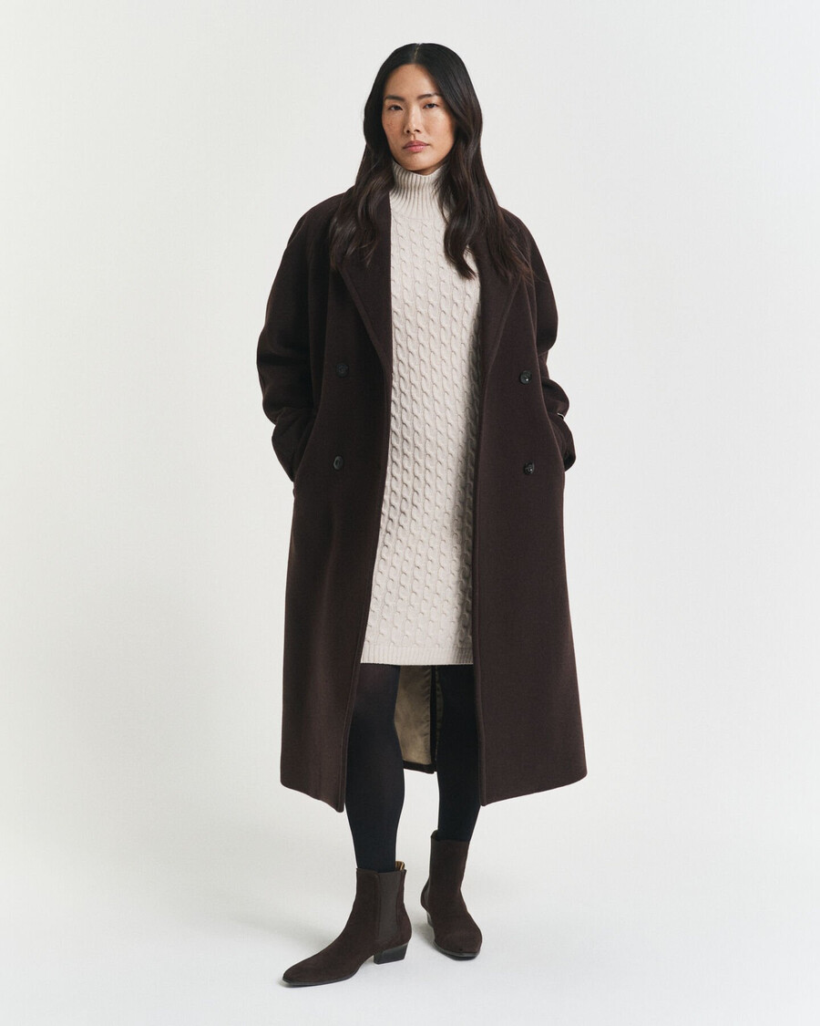 abito in maglia a trecce - seed melange