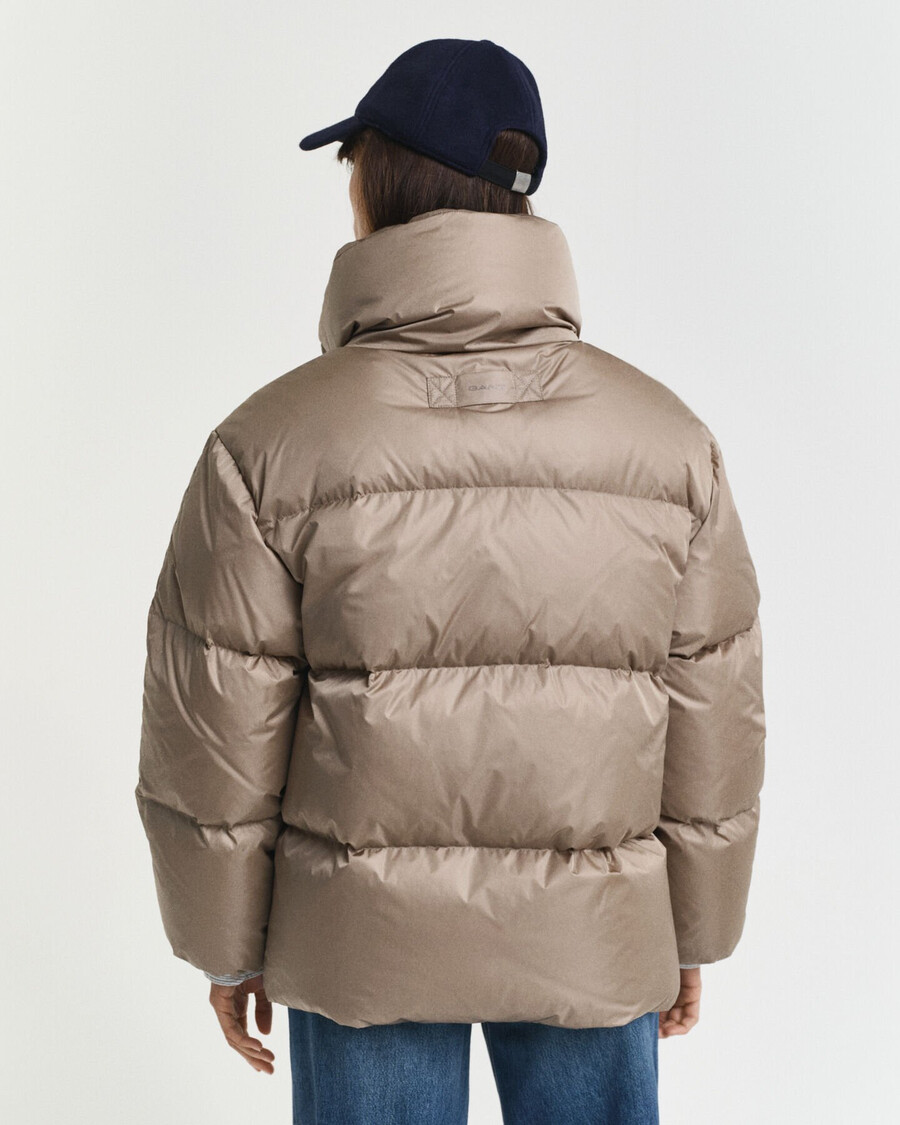 giacca imbottita relaxed fit - beige talpa
