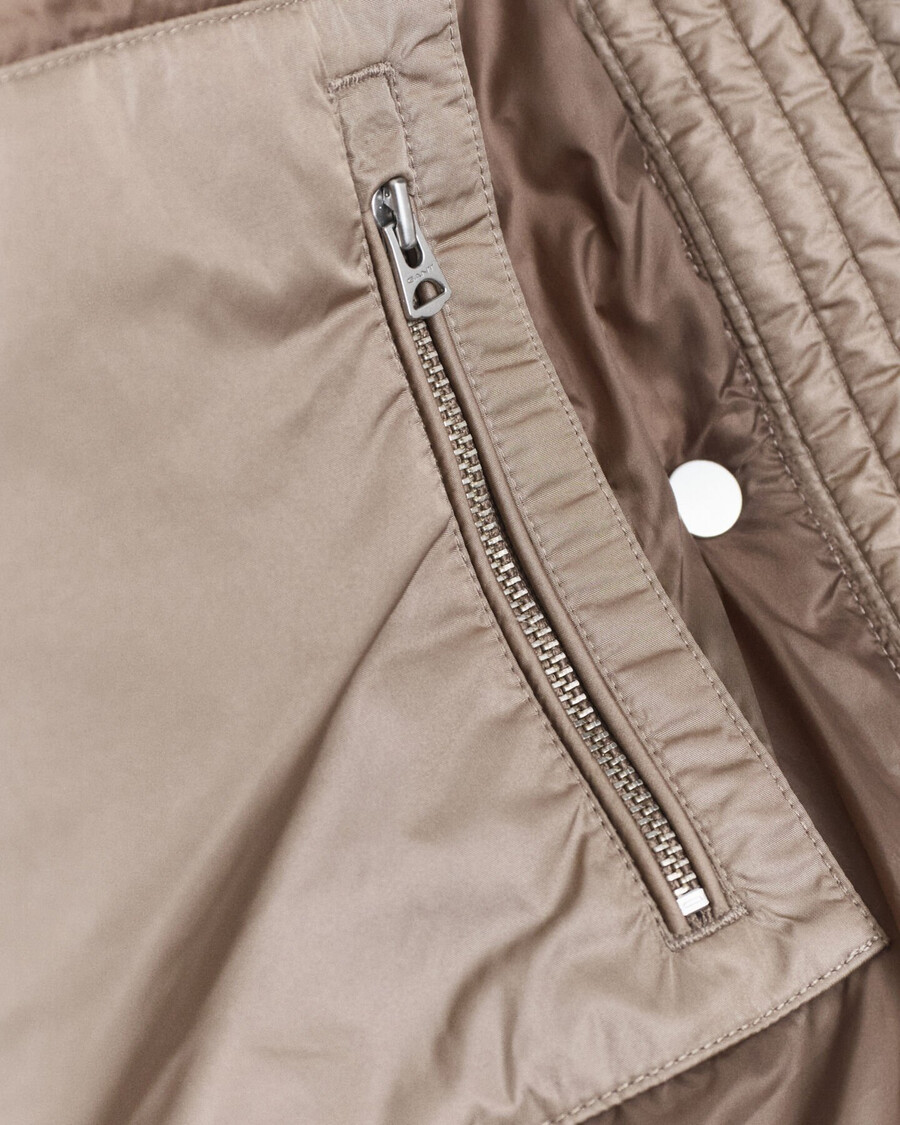 giacca imbottita relaxed fit - beige talpa