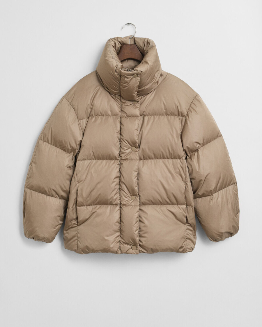 giacca imbottita relaxed fit - beige talpa