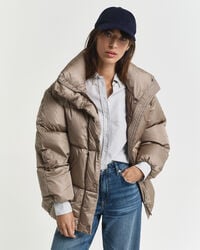 giacca imbottita relaxed fit - beige talpa