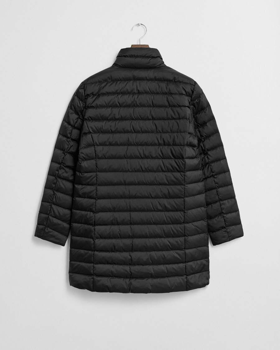cappotto leggero in piuma - nero