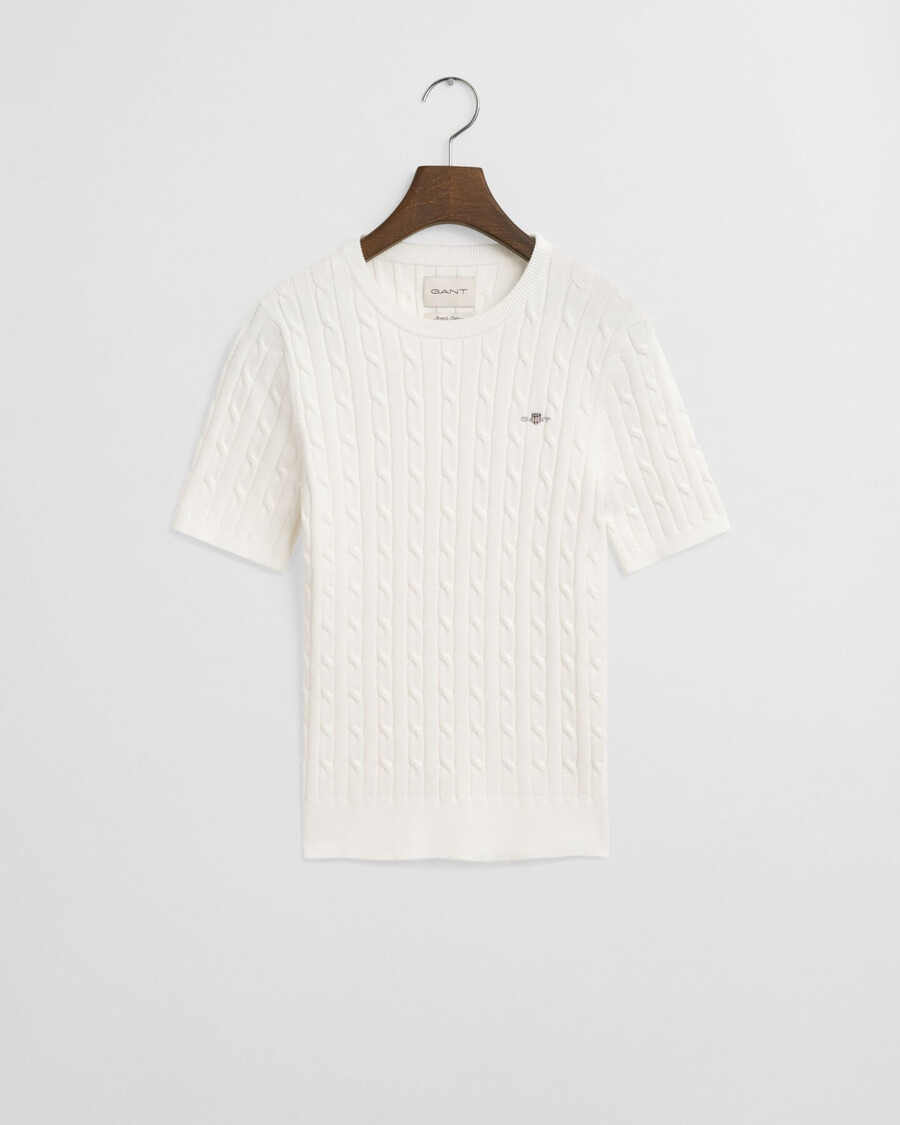 maglione in maglia di cotone elasticizzato - guscio duovo