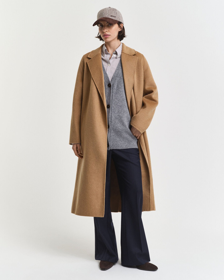 cardigan in misto lana e cashmere - melange antracite