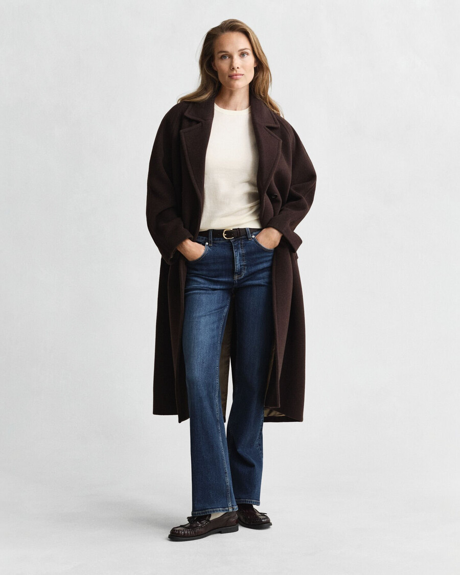 maglione girocollo a maniche corte in maglia leggera - crema