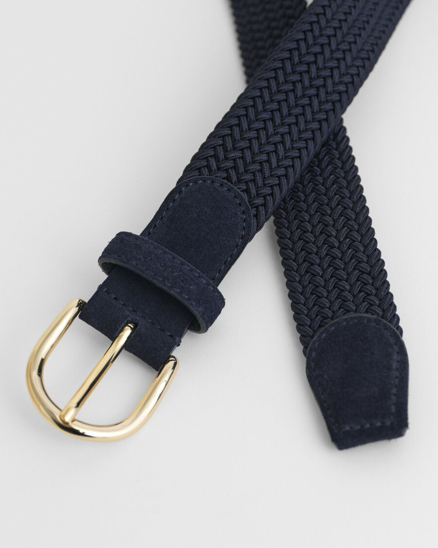 cintura elastica intrecciata - marina