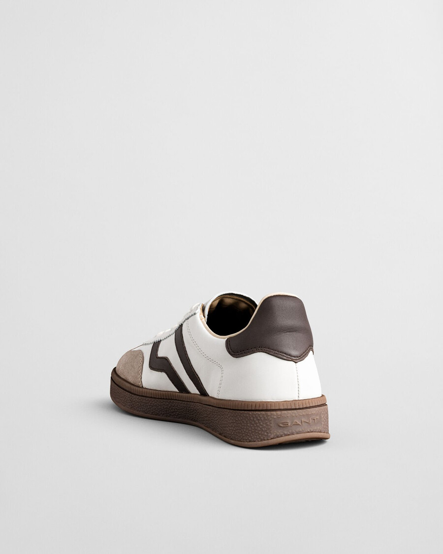 sneakers in pelle cuzima - marrone