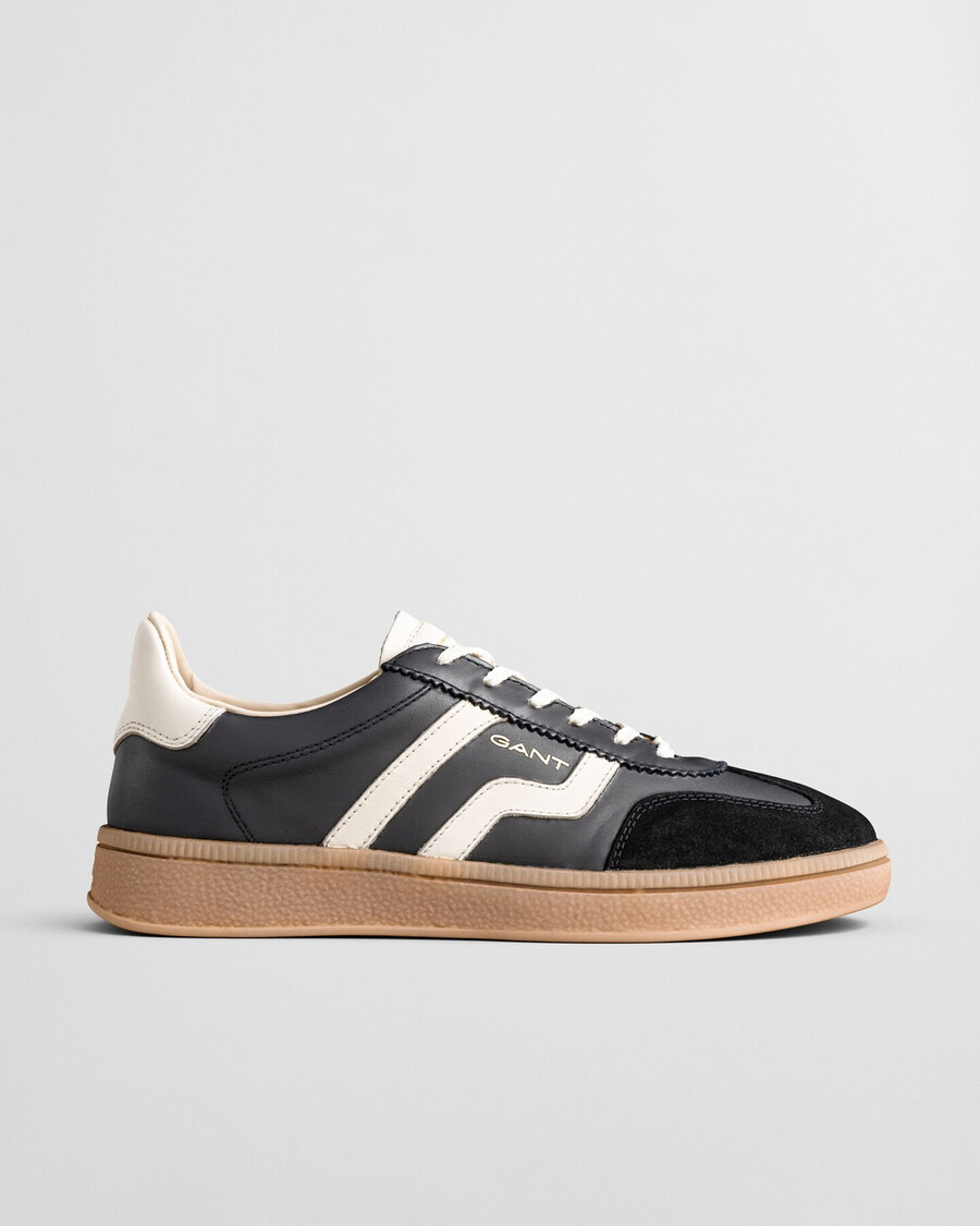 sneakers in pelle cuzima - nero