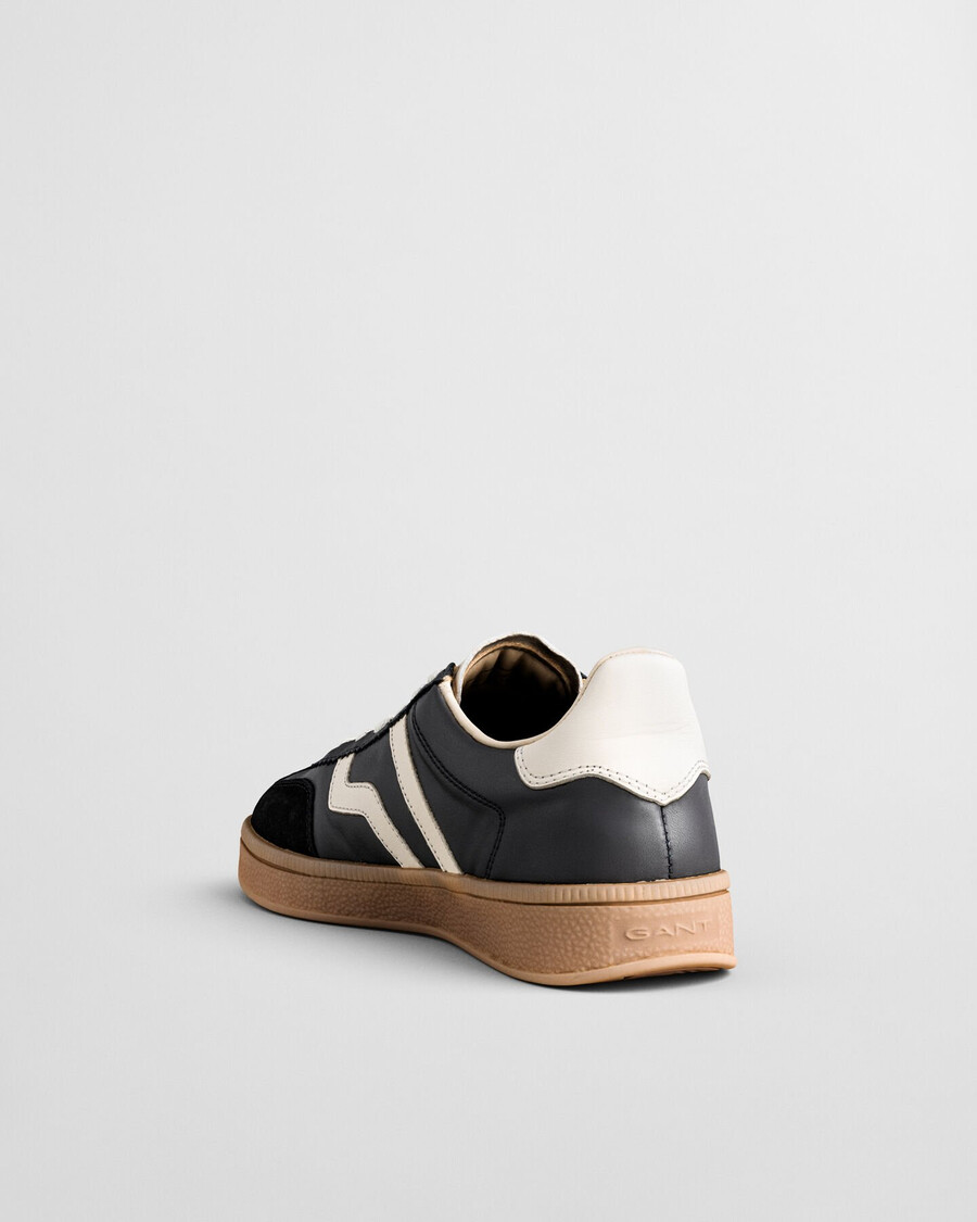 sneakers in pelle cuzima - nero