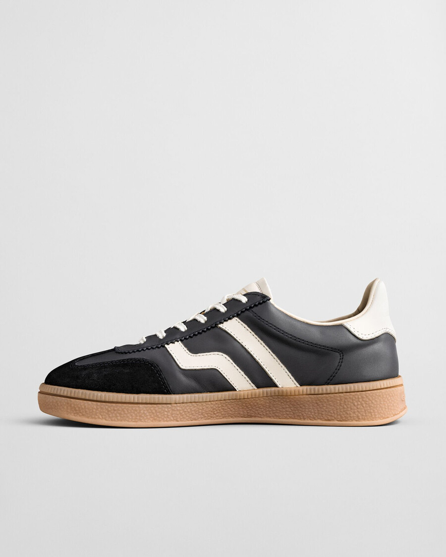 sneakers in pelle cuzima - nero