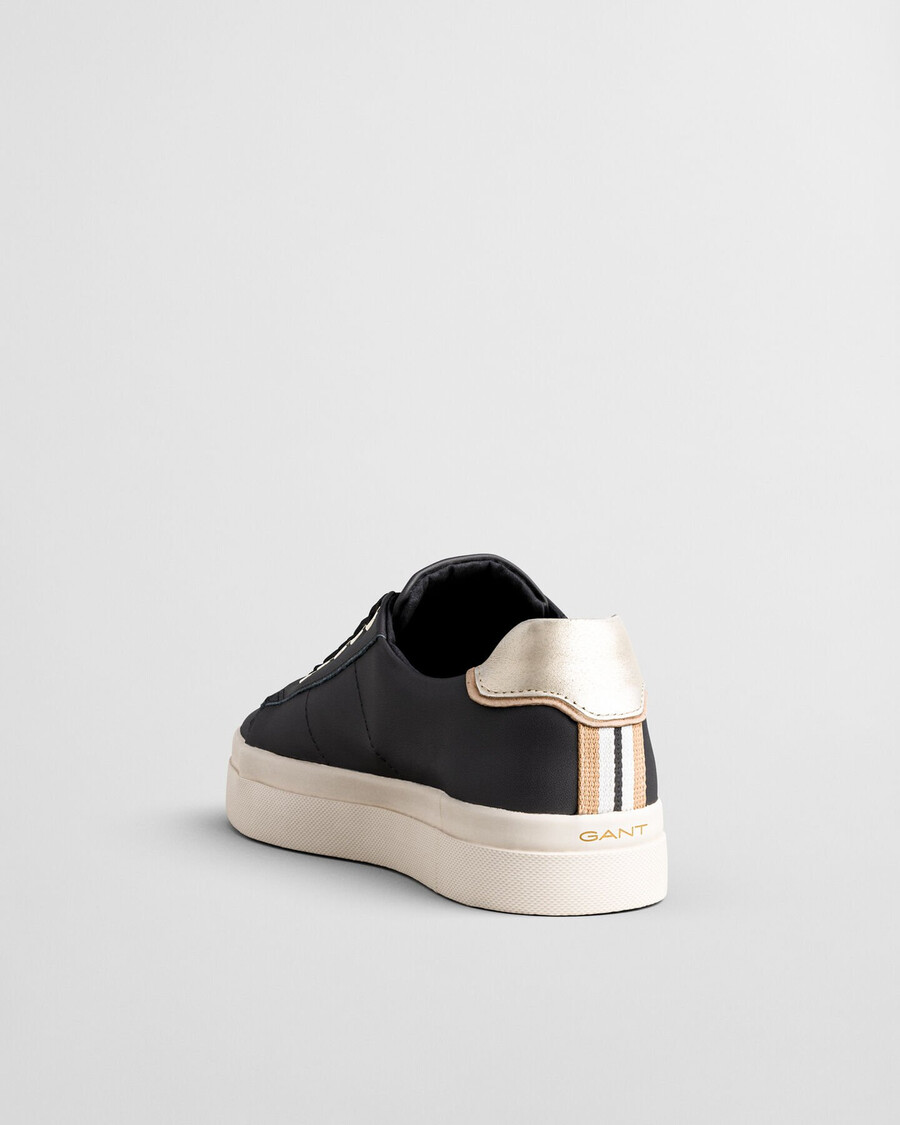 sneakers in pelle avona - nero ebano