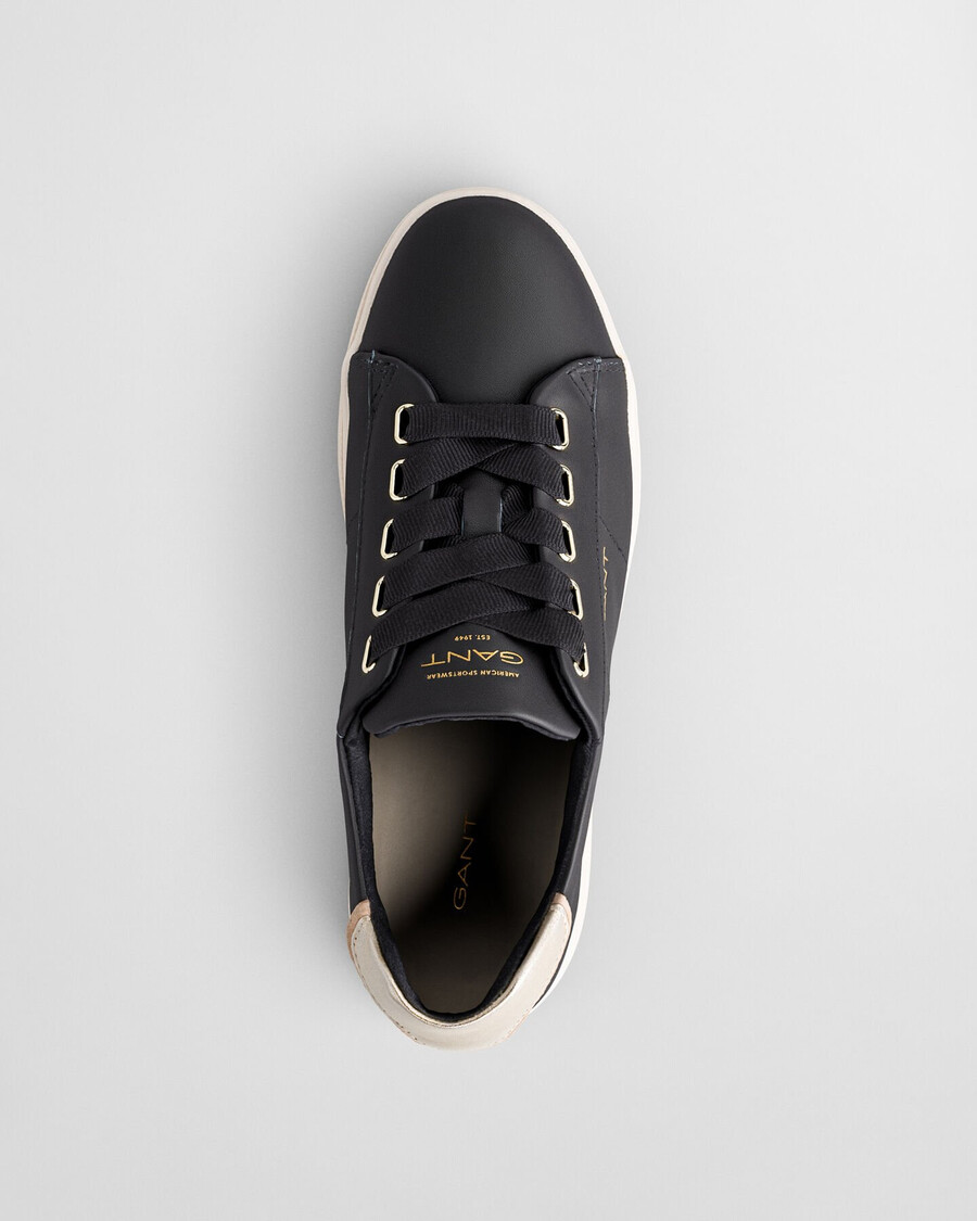 sneakers in pelle avona - nero ebano