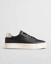 sneakers in pelle avona - nero ebano