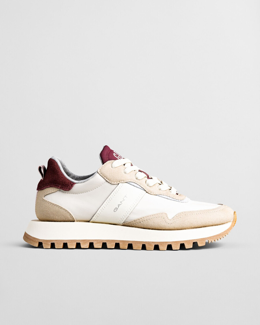 sneakers in nylon scamosciato caffay - sabbia asciutta