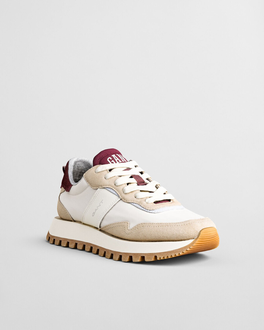 sneakers in nylon scamosciato caffay - sabbia asciutta