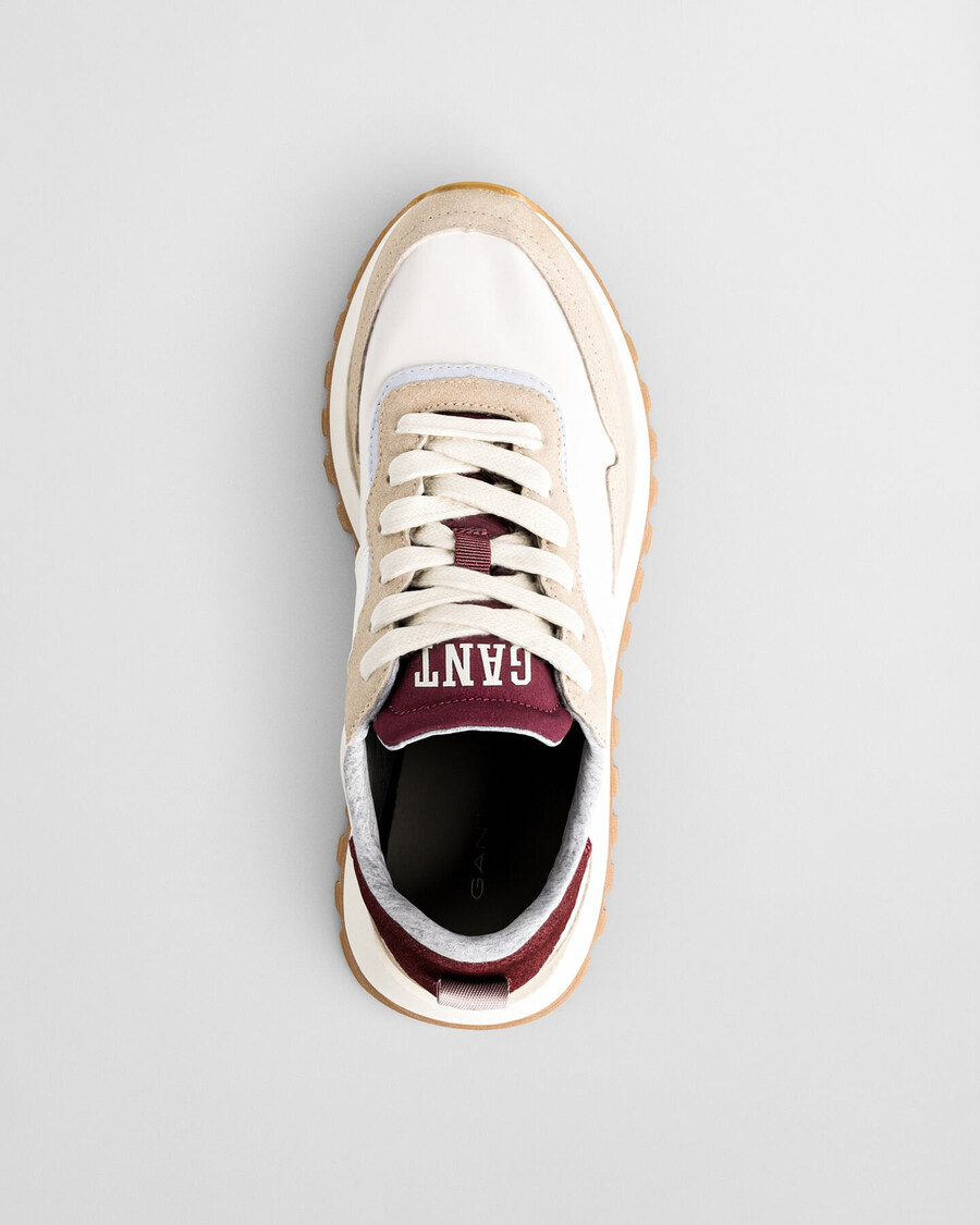 sneakers in nylon scamosciato caffay - sabbia asciutta