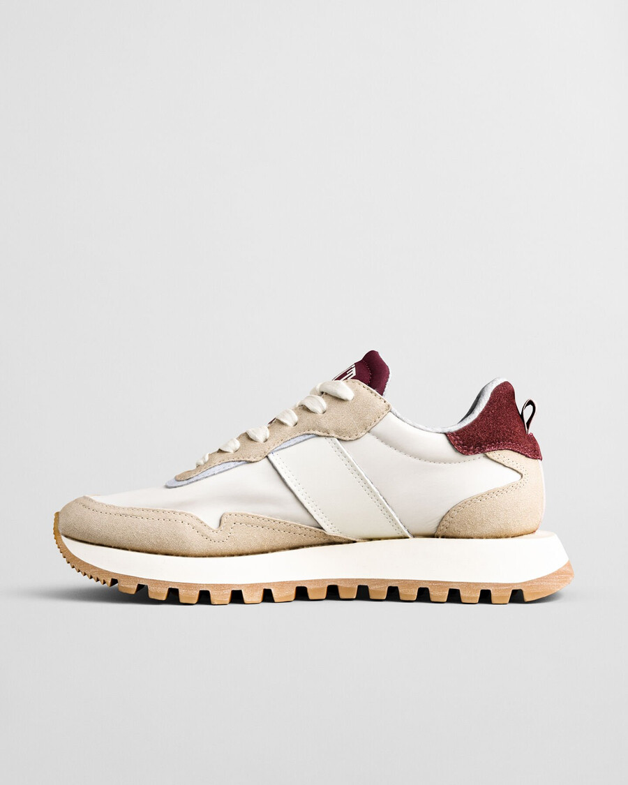 sneakers in nylon scamosciato caffay - sabbia asciutta