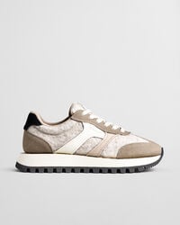 sneakers in lana scamosciata caffay - talpa chiaro