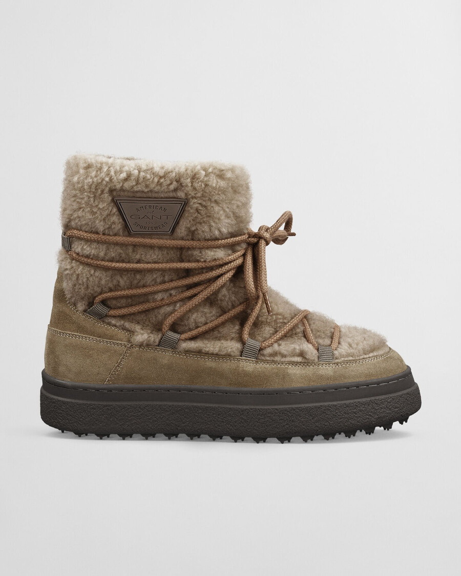 stivali snowhill laceup mid - cachi caldo