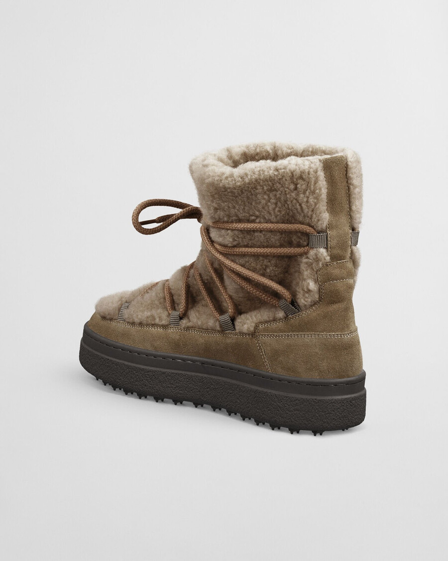 stivali snowhill laceup mid - cachi caldo