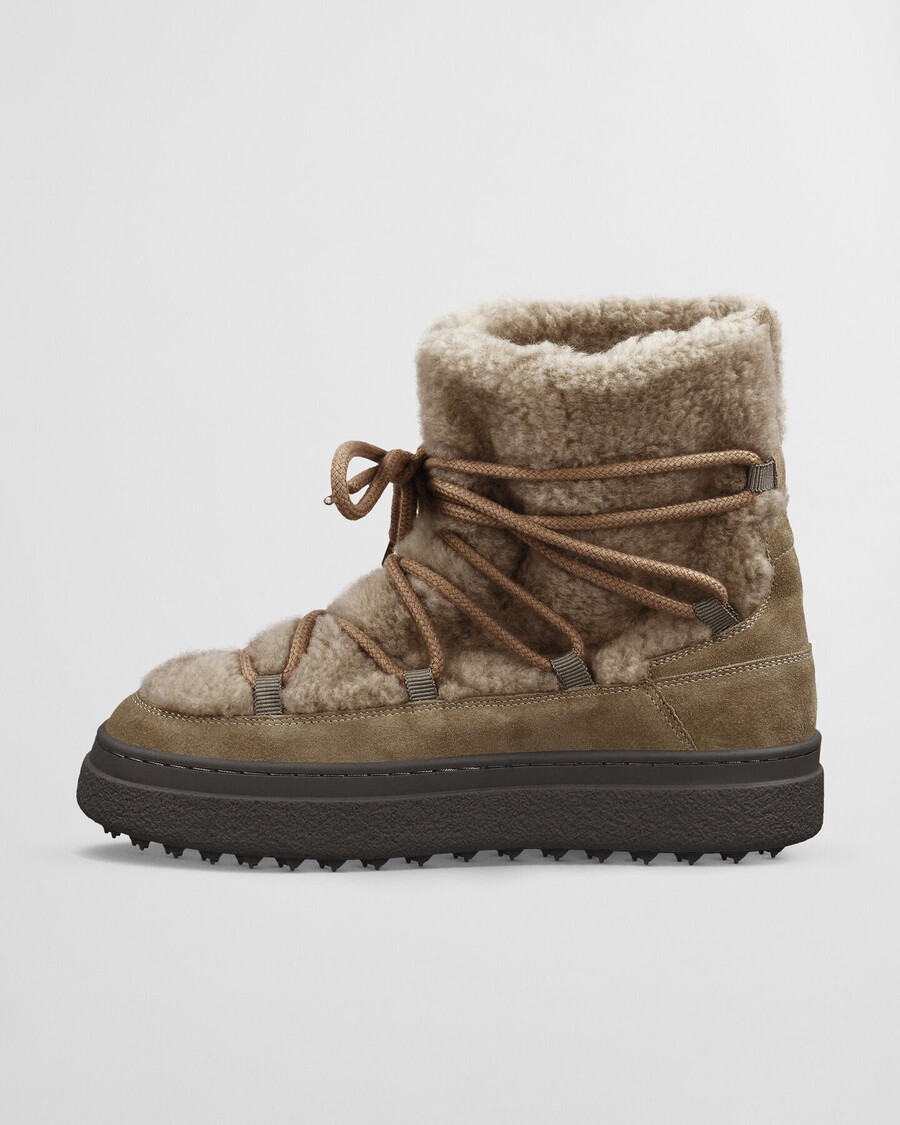 stivali snowhill laceup mid - cachi caldo