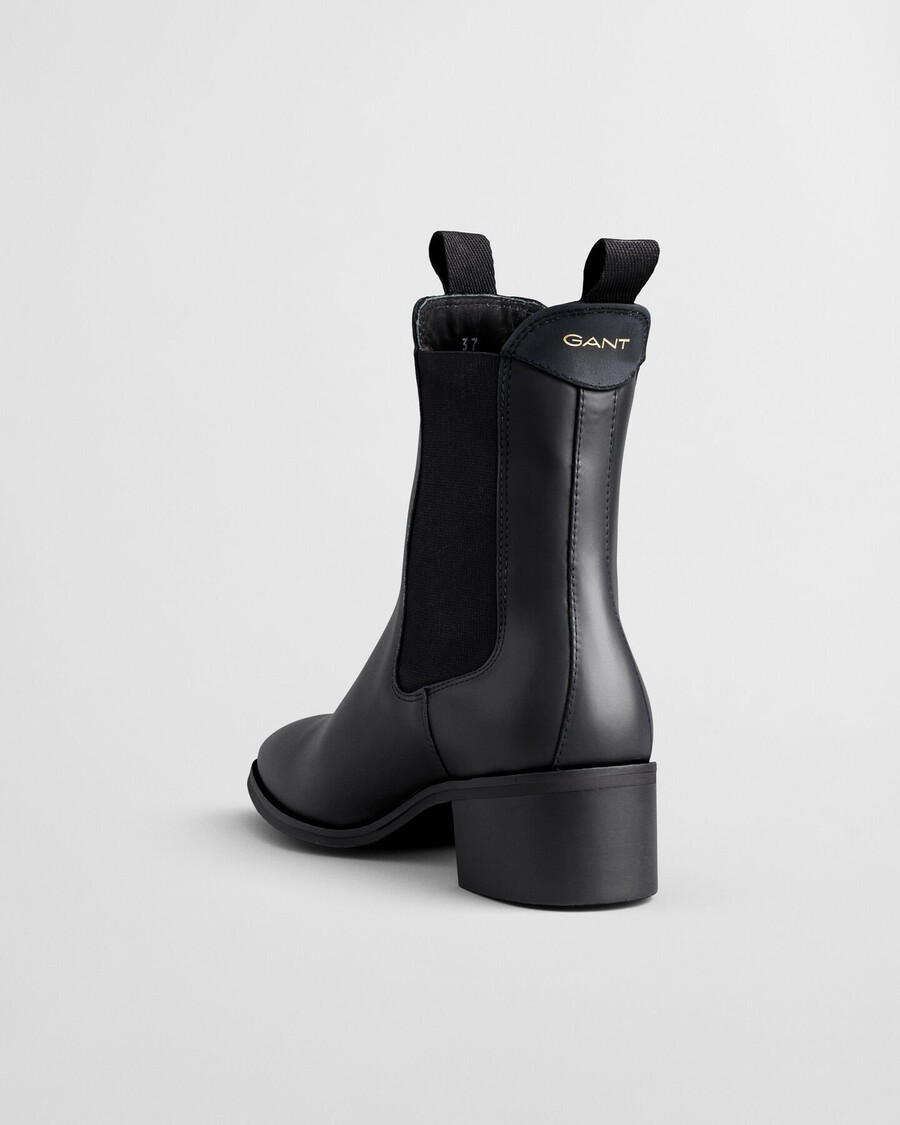 stivaletti chelsea in pelle st broomly - nero