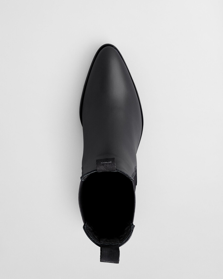 stivaletti chelsea in pelle st broomly - nero