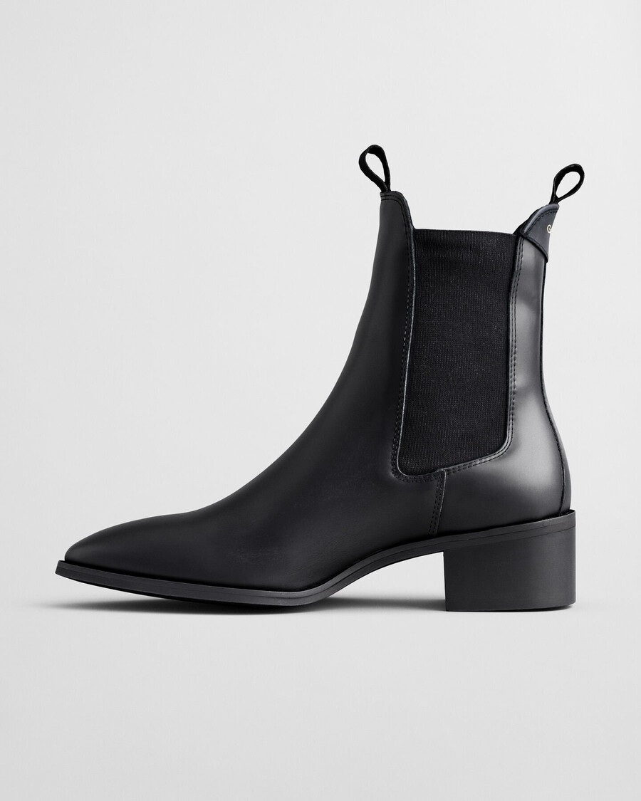 stivaletti chelsea in pelle st broomly - nero